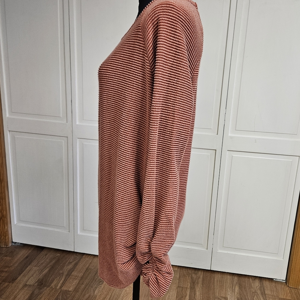 Vanilla Bay women's large rust orange long sleeve tunic - Picture 5 of 8